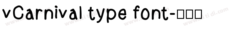 vCarnival type font字体转换 vCarnival type font字体转换